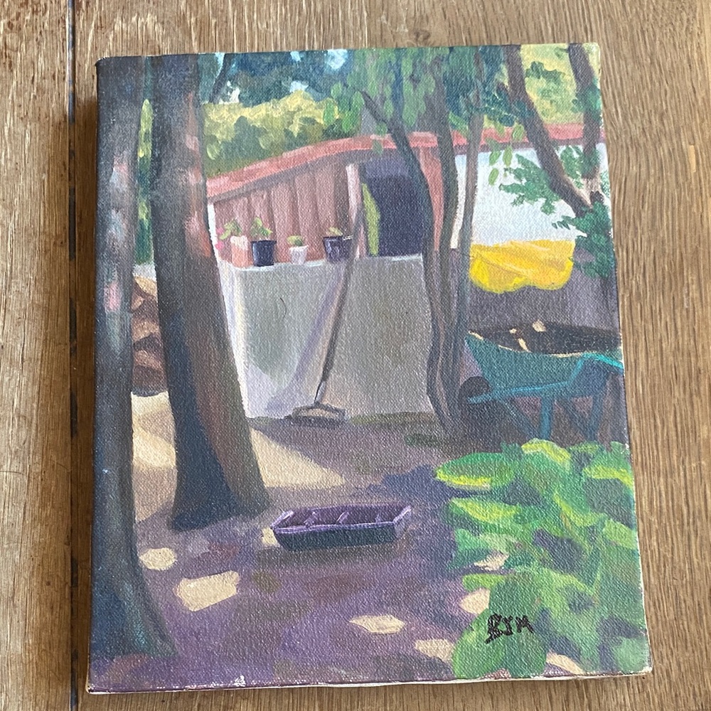 “Smith Gardens” my original oil painting